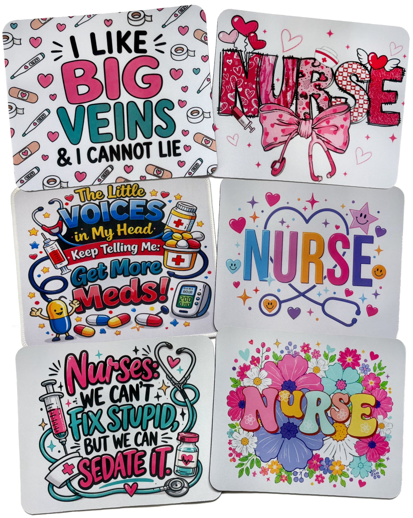 Nurse Life Mouse Pad – Charting, Clicking & Mentally Clocked Out